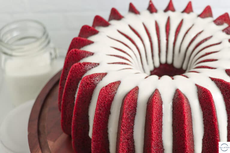 Ruby Red Velvet Pound Cake