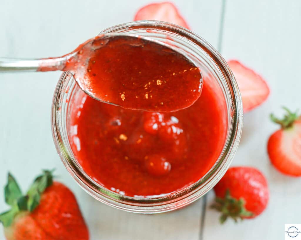 This is a photo of Strawberry Sauce.
