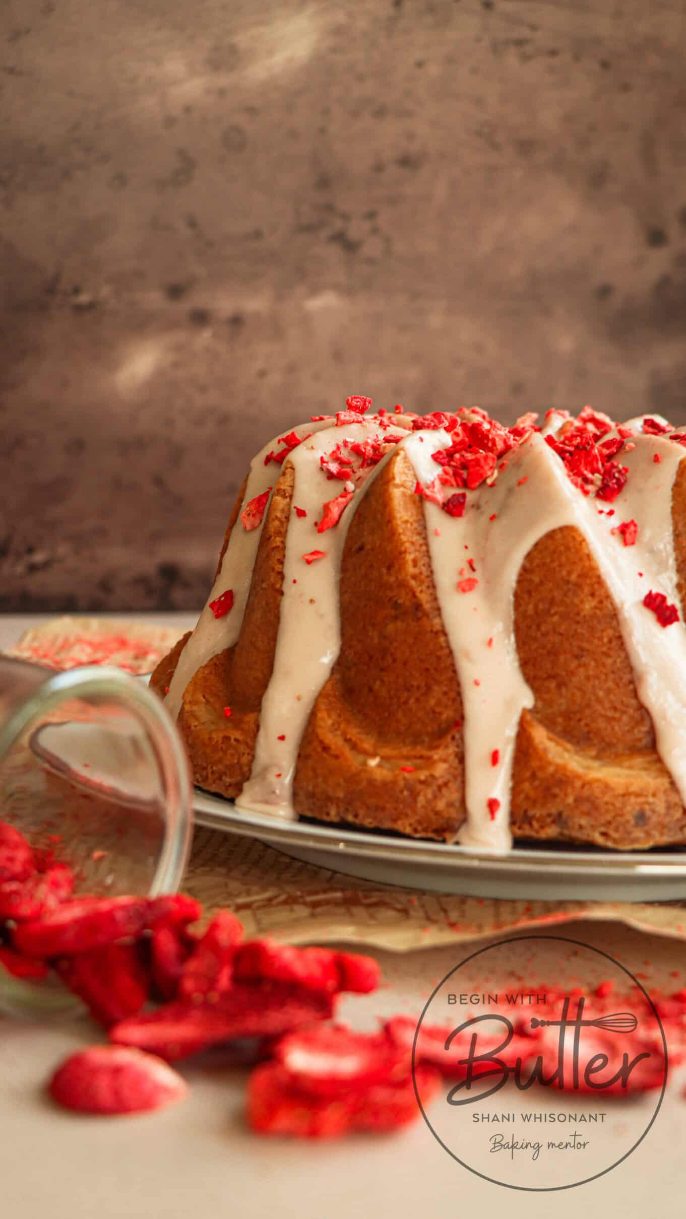 Strawberry Pound Cake