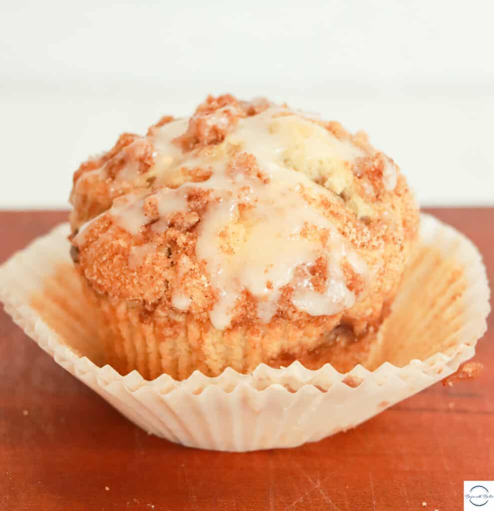 Peach Cobbler Muffins Story