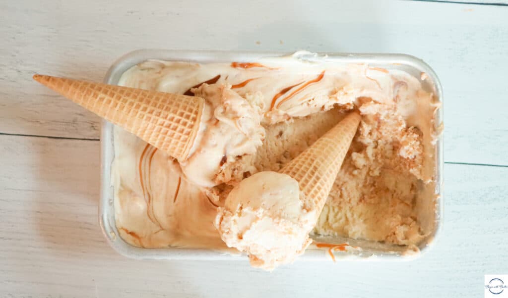 Salted Caramel No-Churn Ice Cream picture
