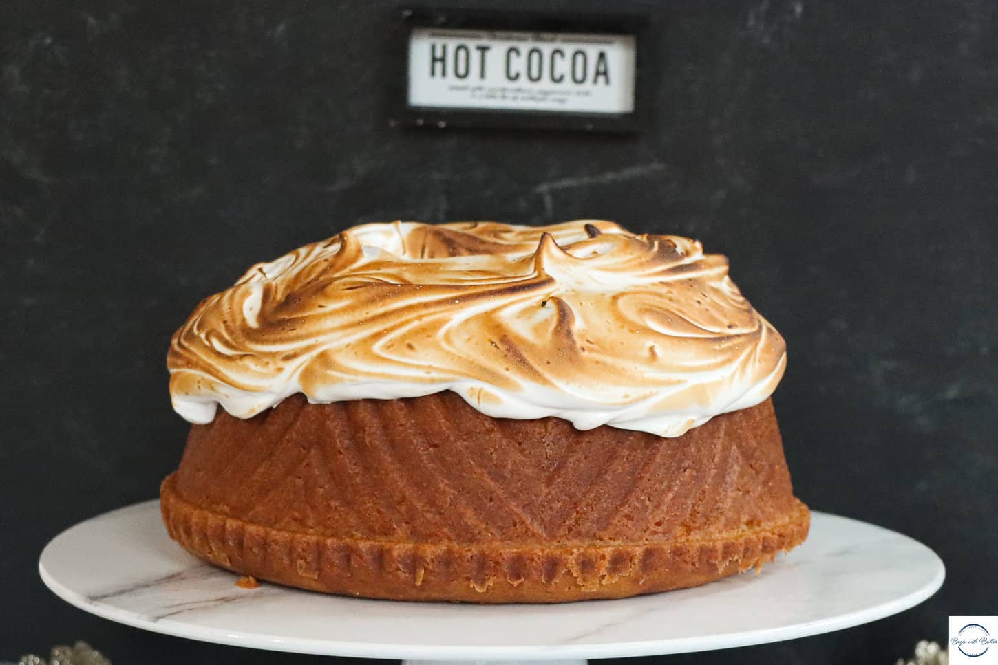 Candied Yam Pound Cake Begin with Butter