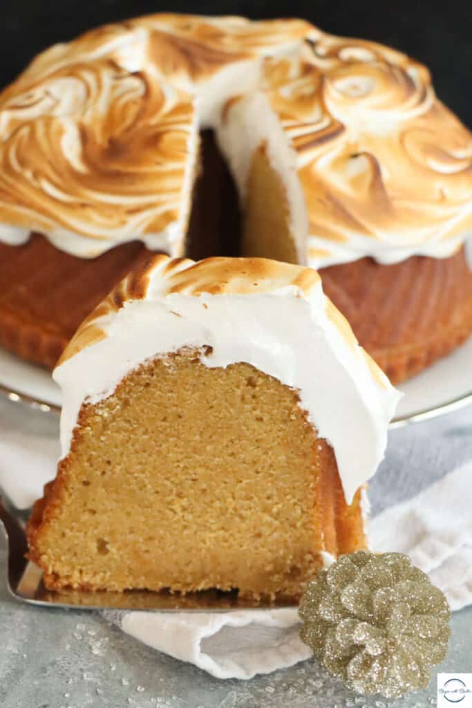 This is a picture of a Candied Yam Pound Cake.