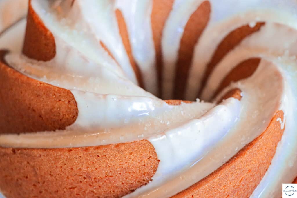 This is a picture of an Orange Cardamom Pound Cake.