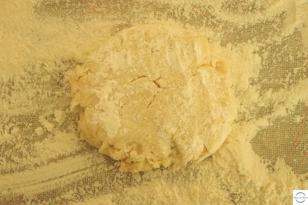 This is a picture of completed apple hand pie dough.