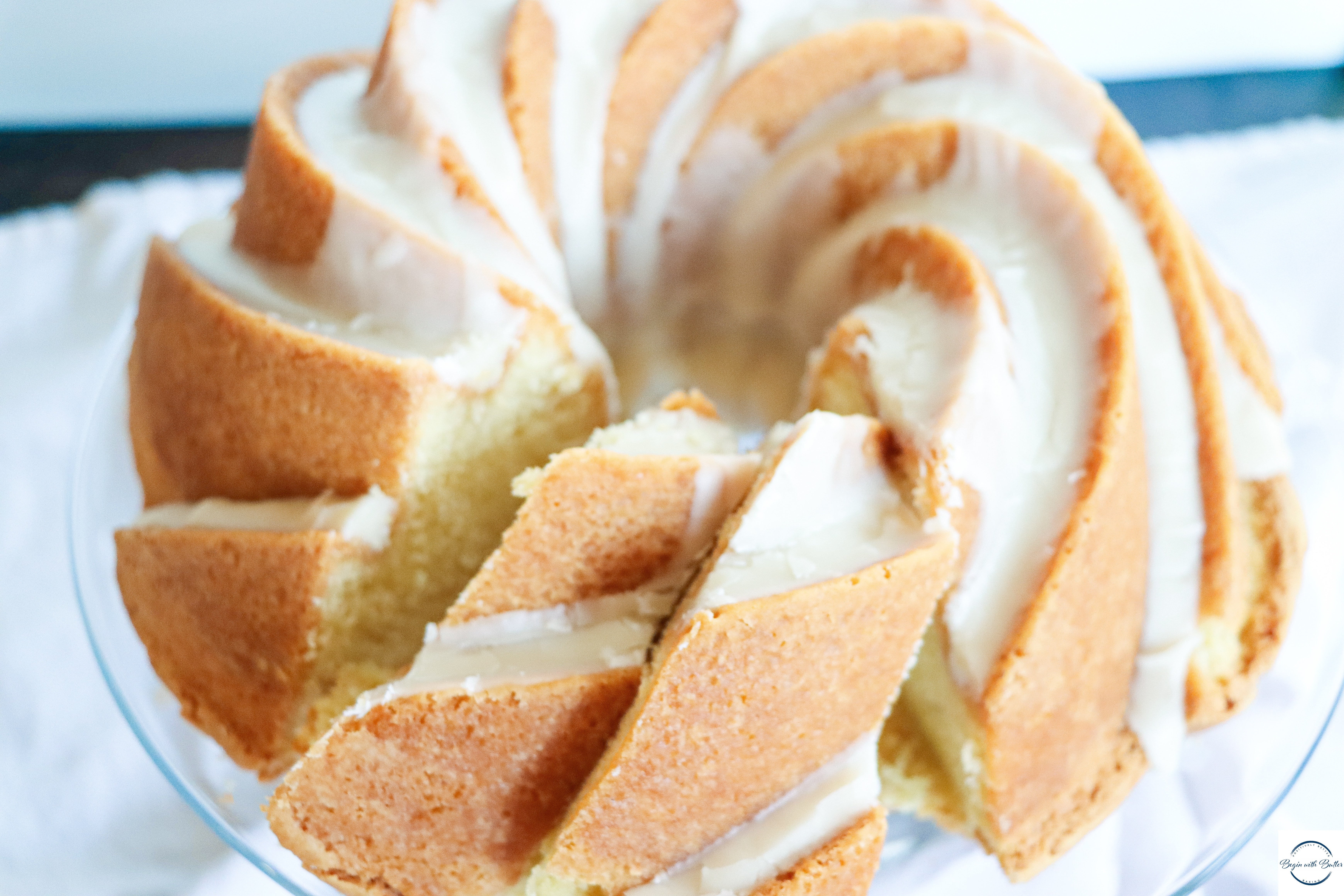 This is a photo of a Very Vanilla Pound Cake.