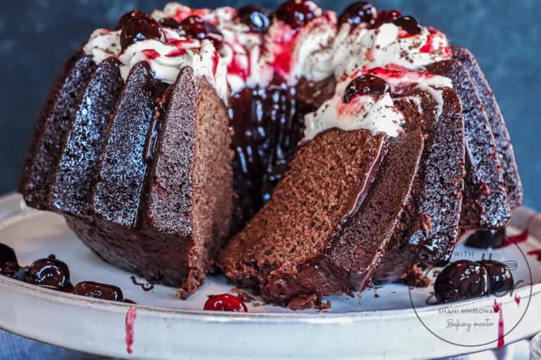 Red Wine Black Forest Pound Cake